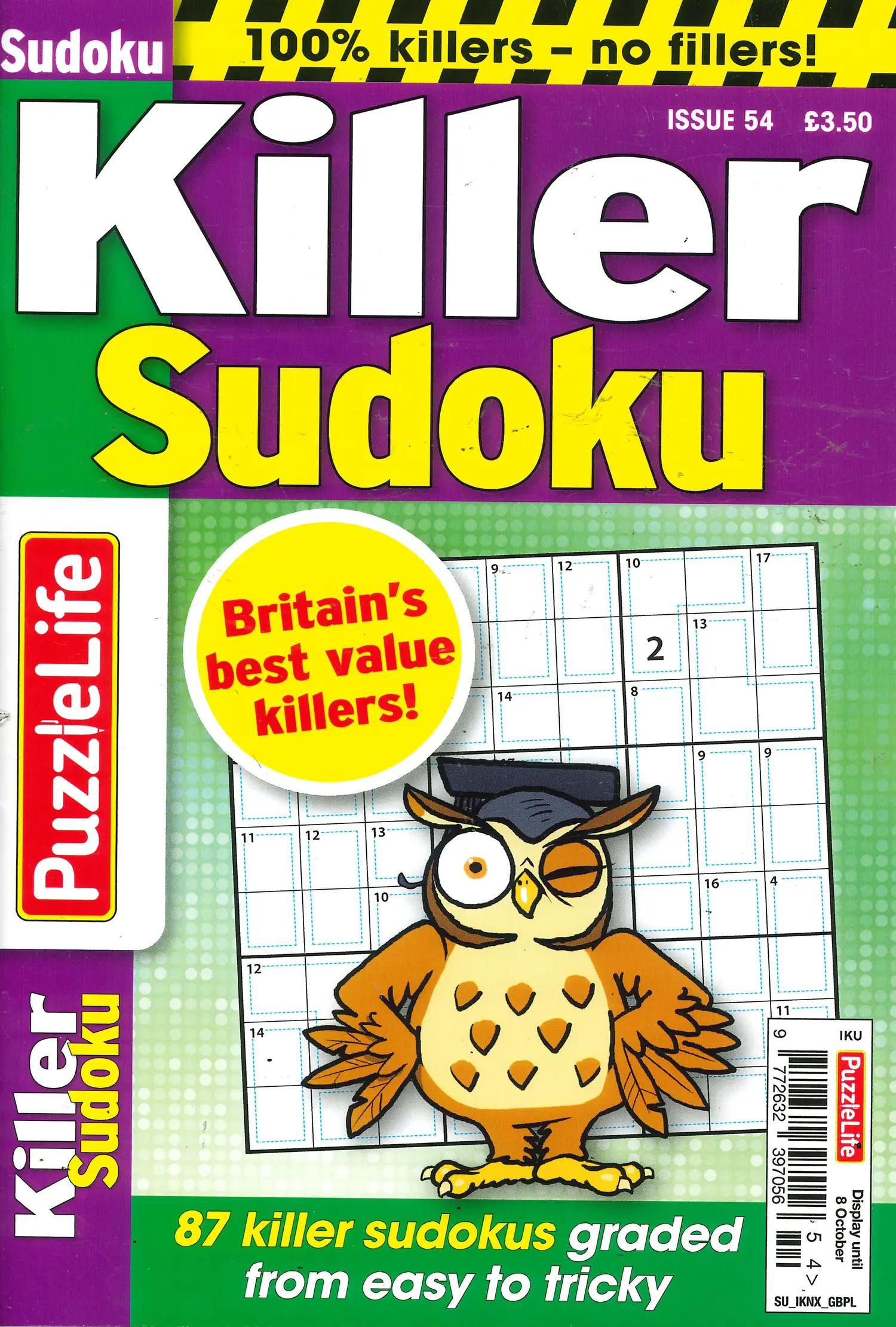 Puzzlelife Killer Sudoku - NO 54