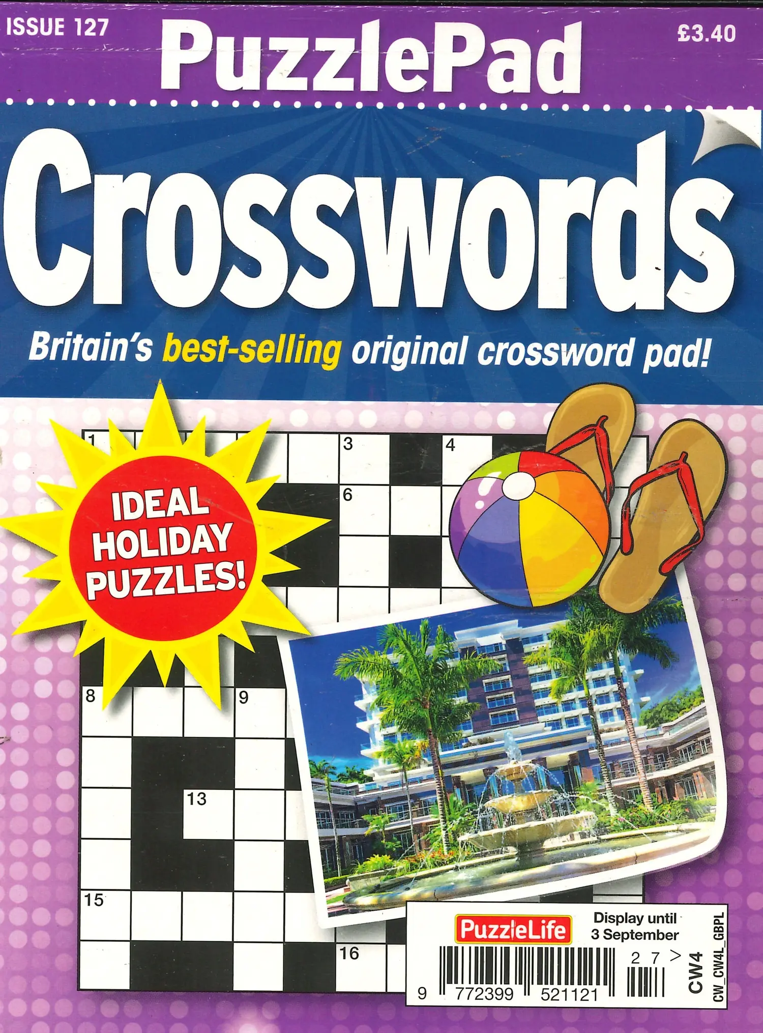 Puzzlelife Puzzlepad Crossword - NO 127