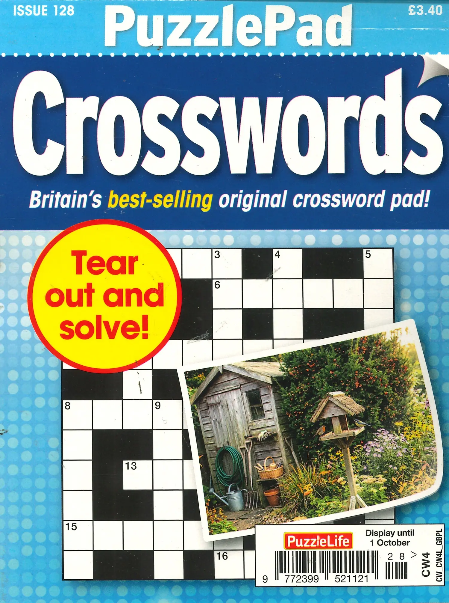 Puzzlelife Puzzlepad Crossword - NO 128