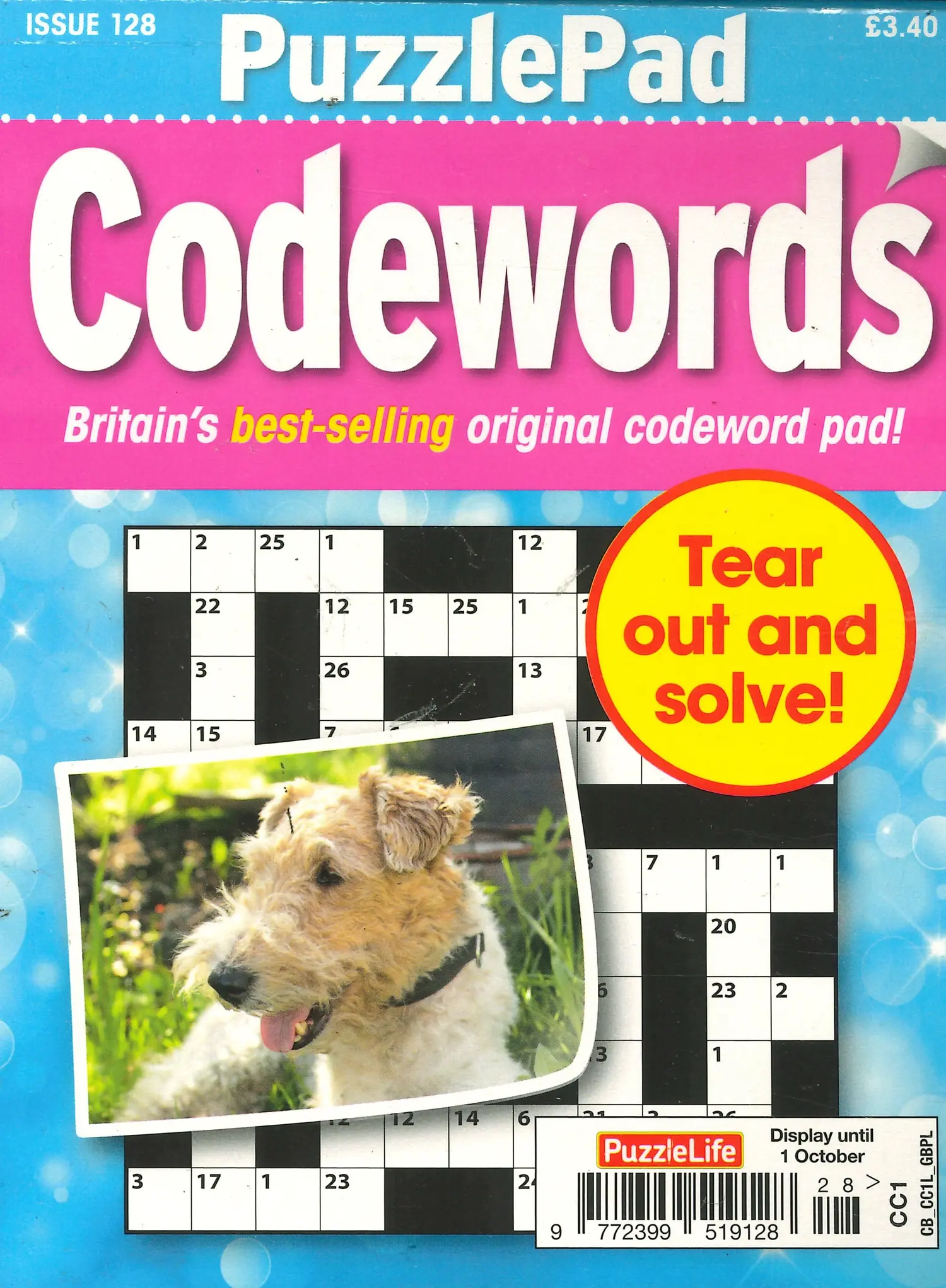 Puzzlelife PuzzlePad Codewords - NO 128