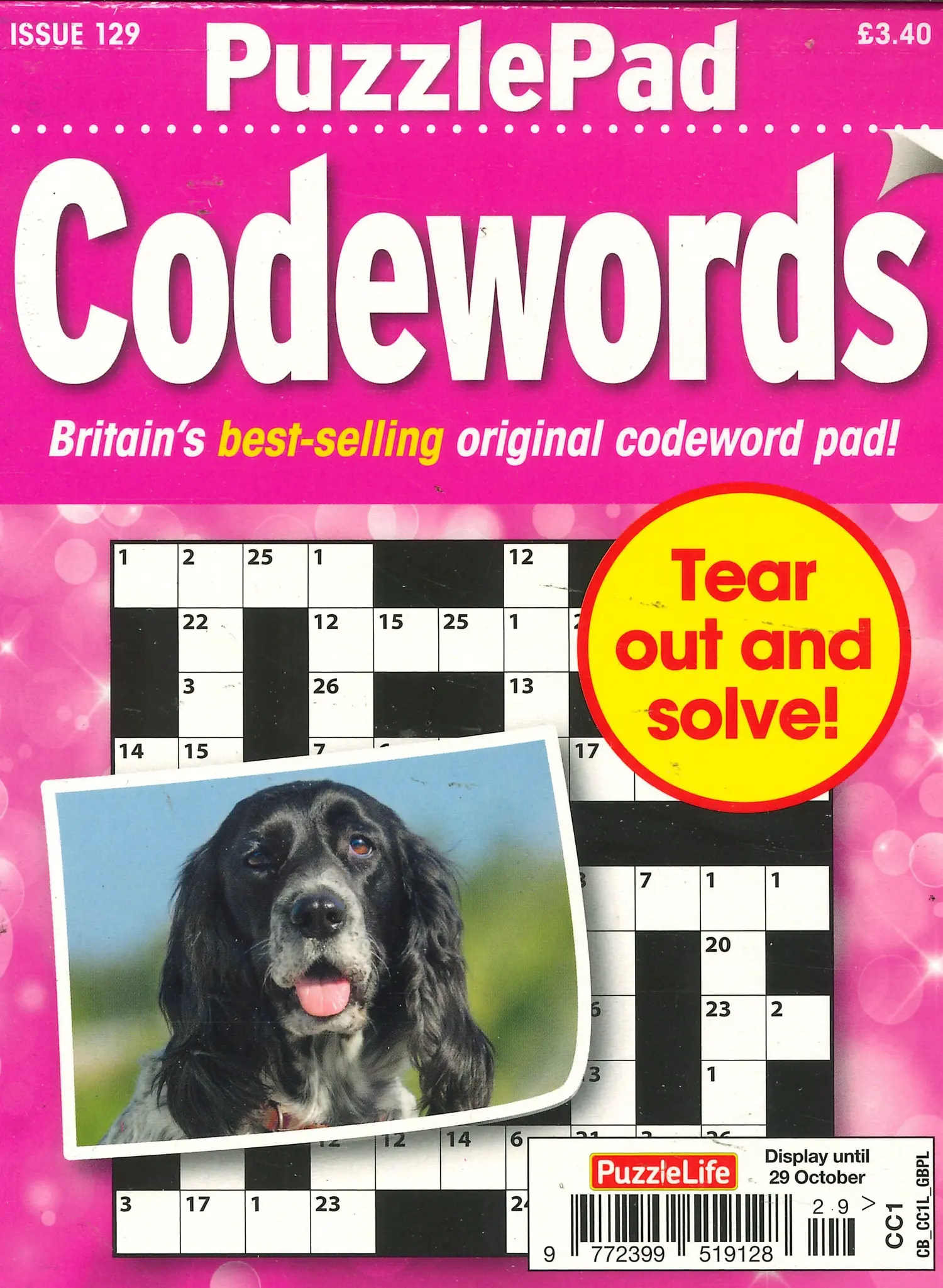Puzzlelife PuzzlePad Codewords - NO 129