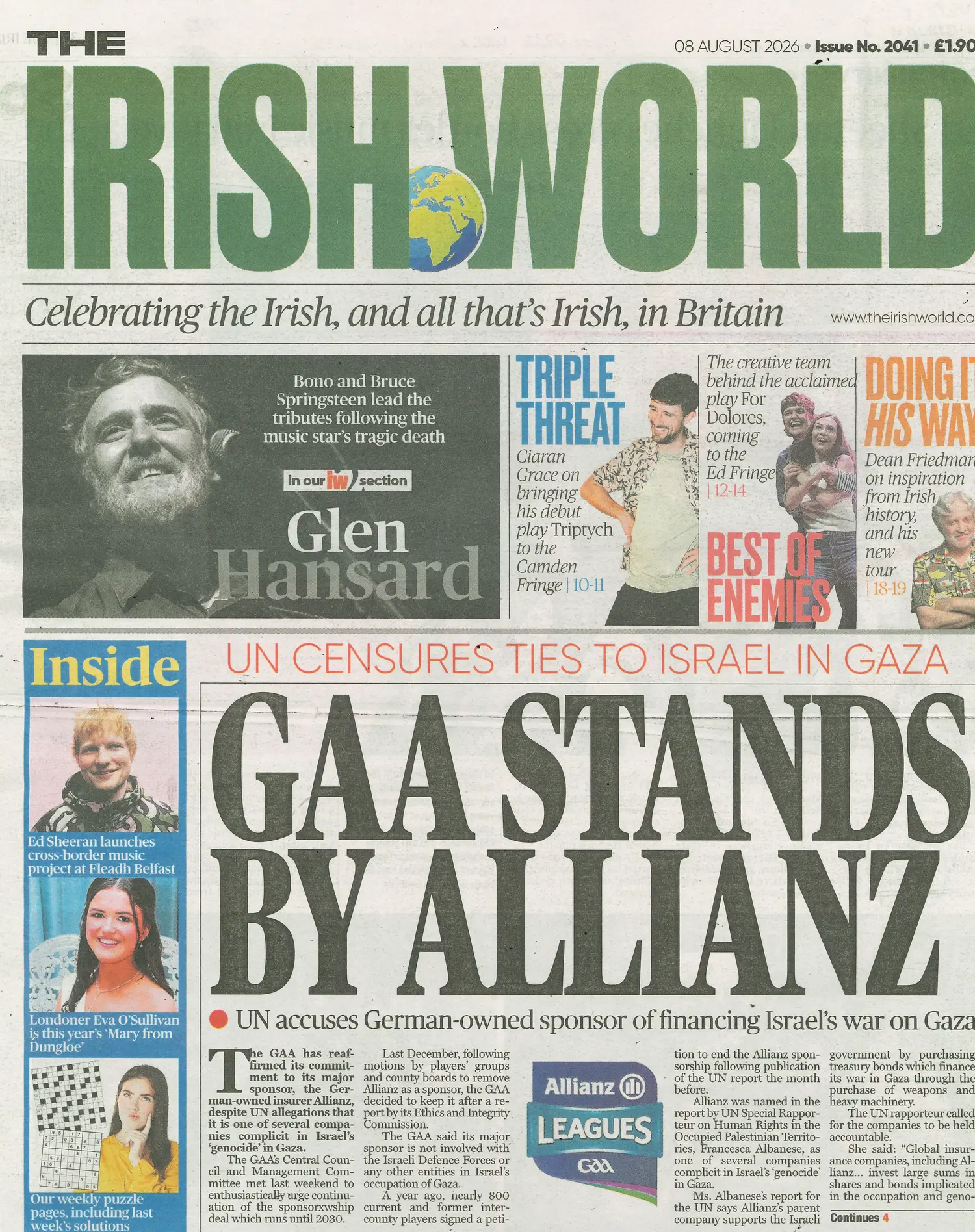 Irish World - 08/08/2026