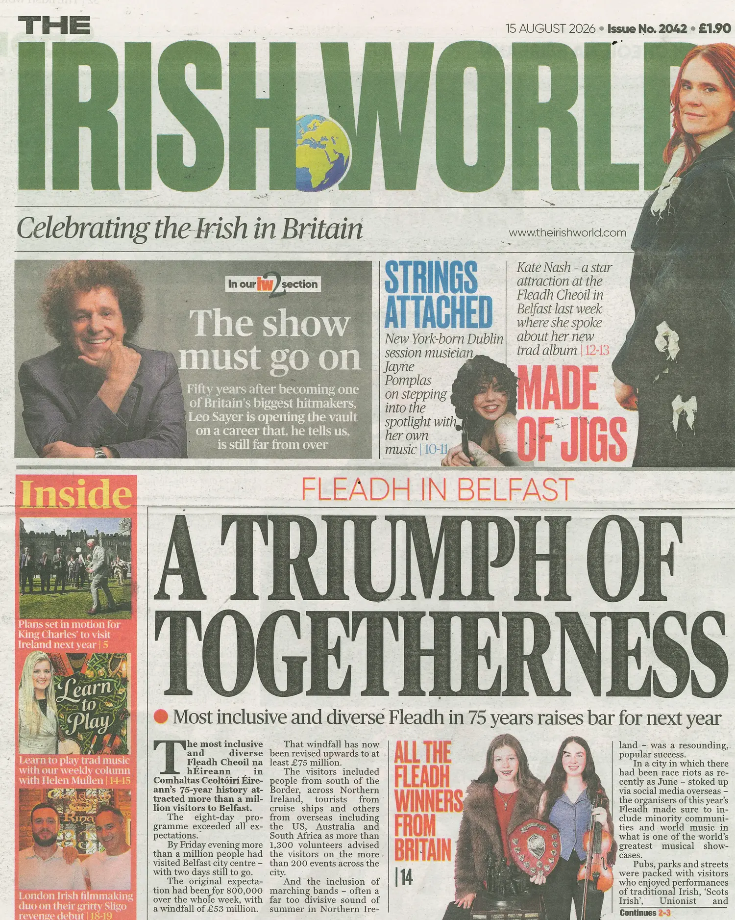 Irish World - 15/08/2026