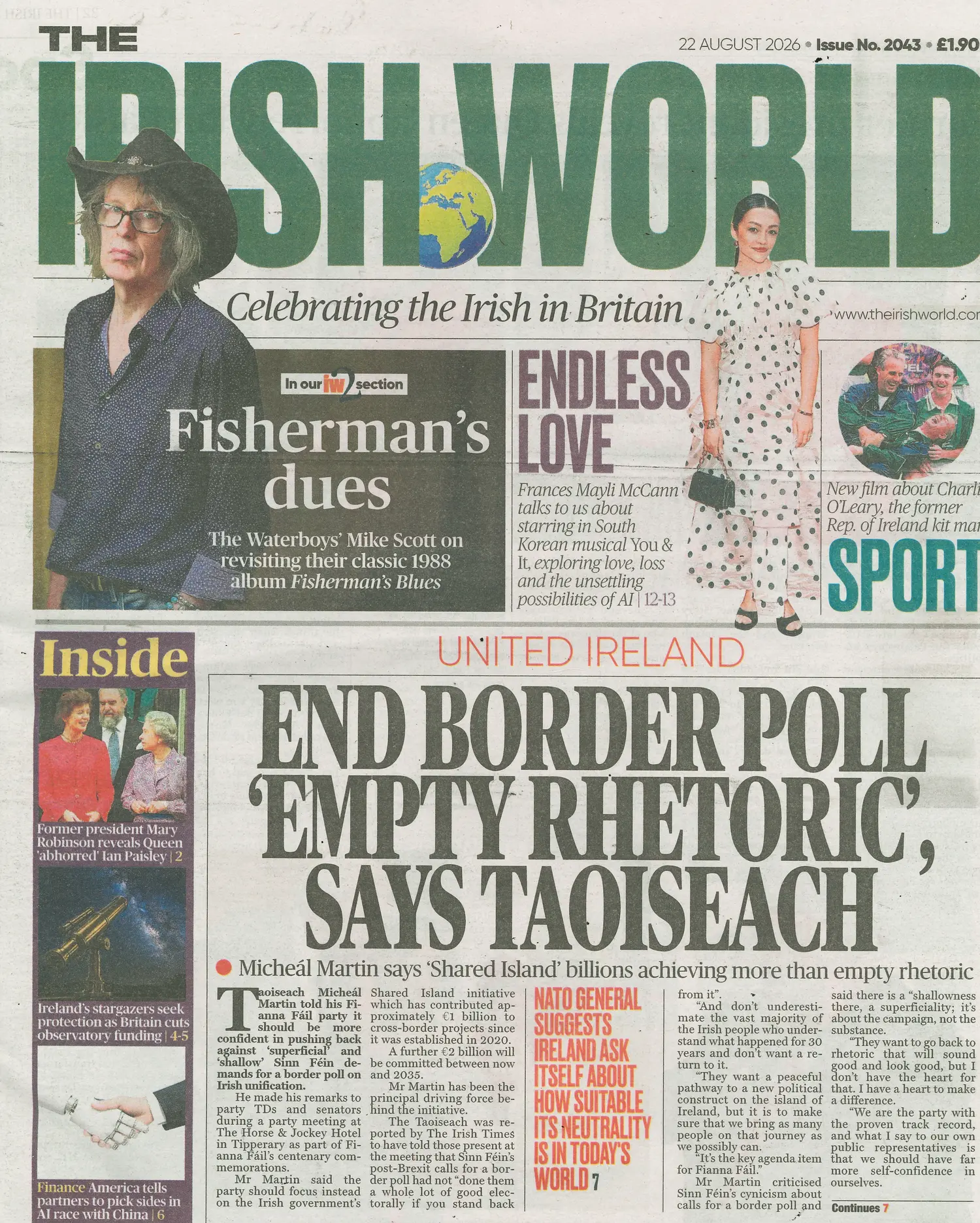 Irish World - 22/08/2026