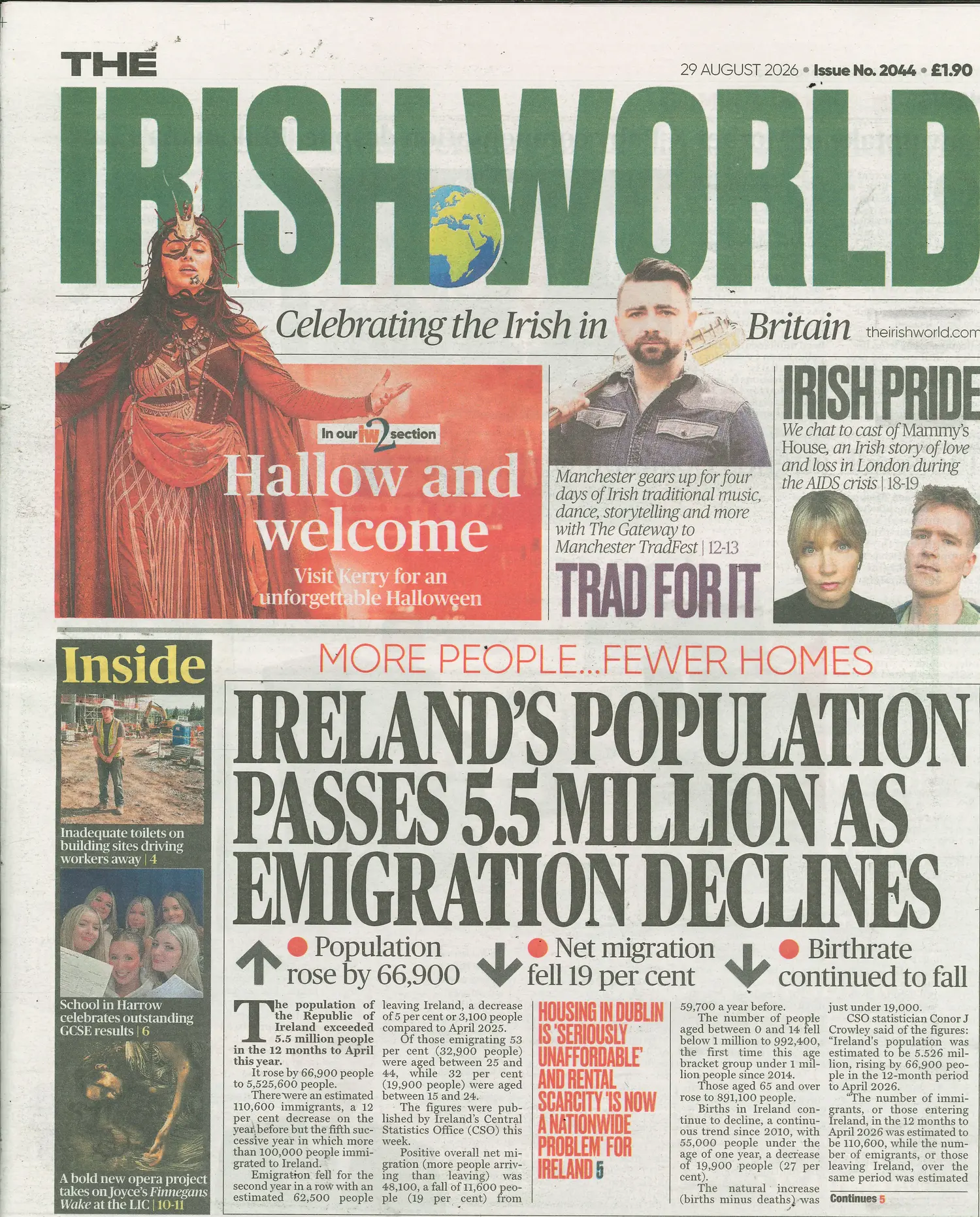 Irish World - 29/08/2026