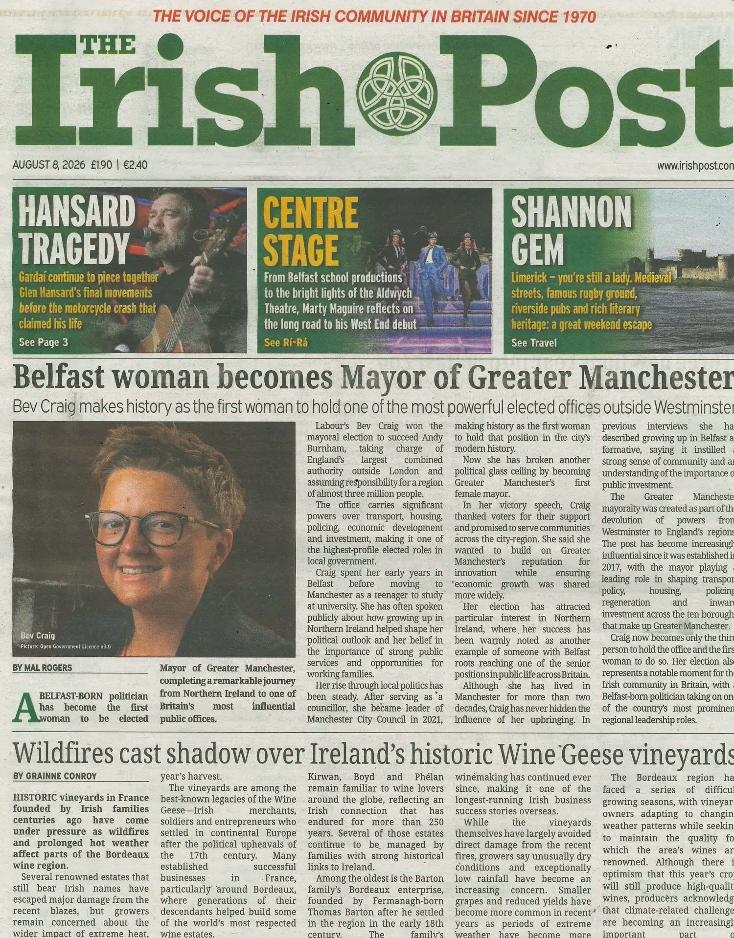 Irish Post - 08/08/2026