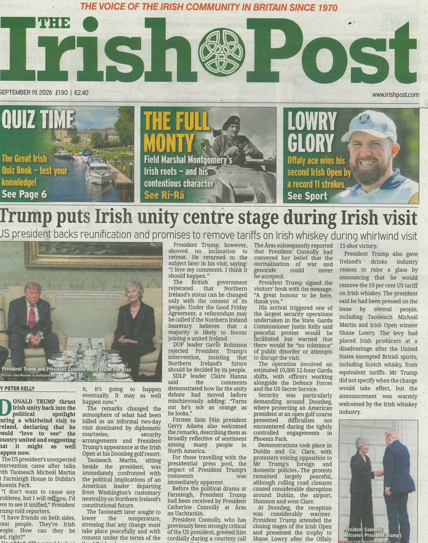 Irish Post - 19/09/2026