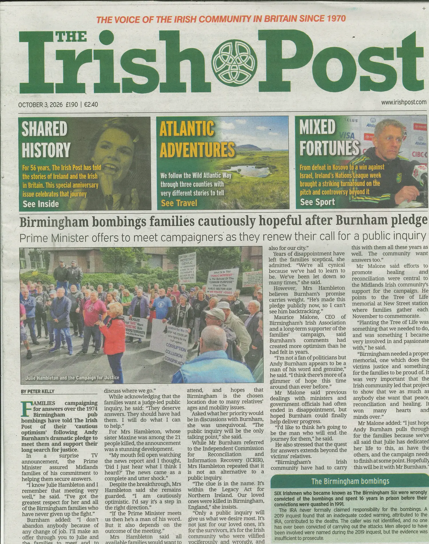 Irish Post - 03/10/2026