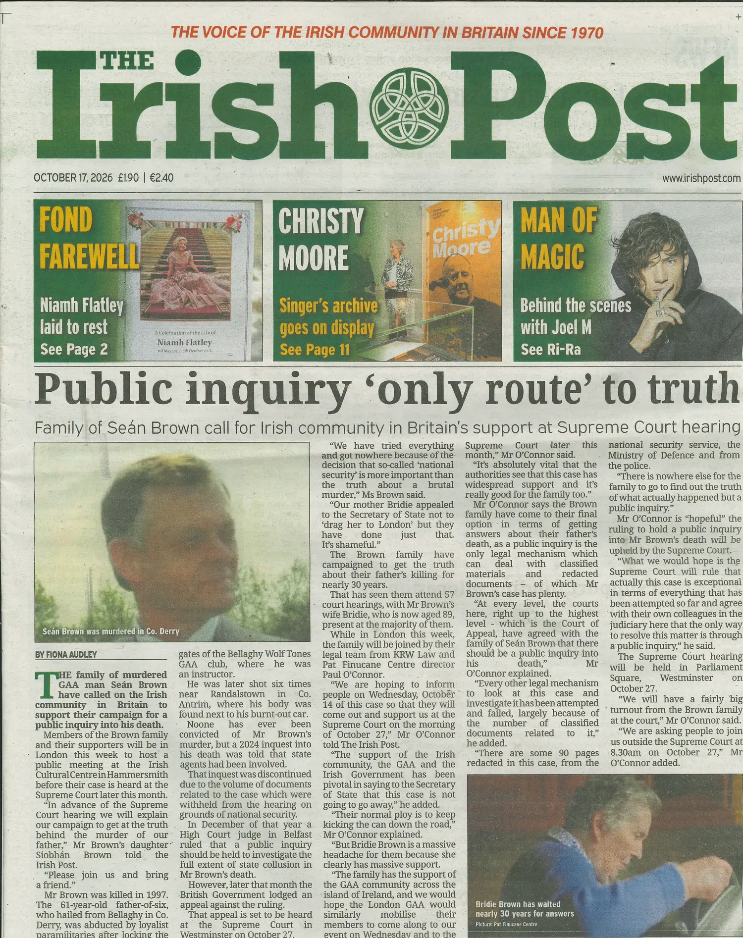 Irish Post - 17/10/2026
