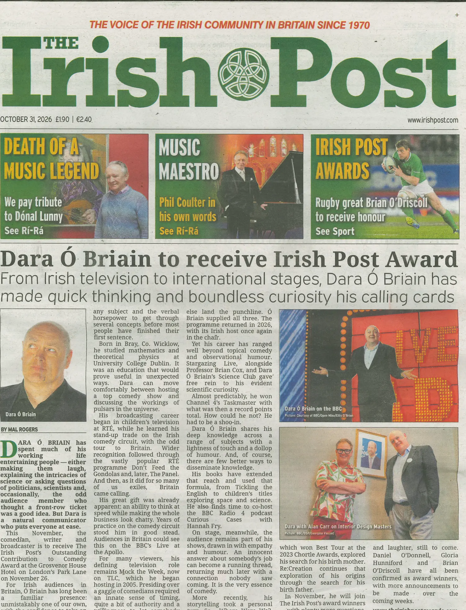 Irish Post - 31/10/2026