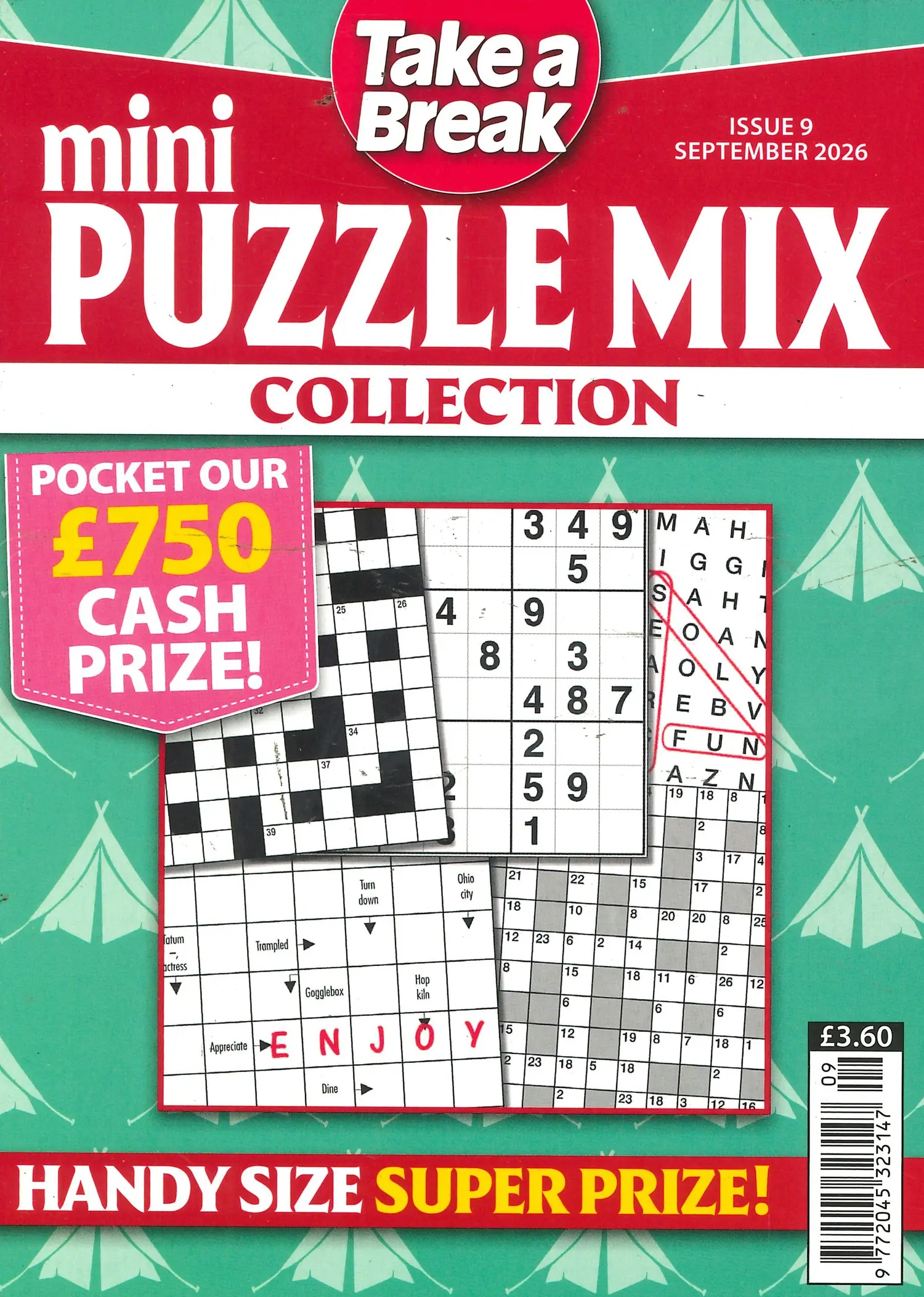 TAB Mini Puzzle Mix Collection - NO 9