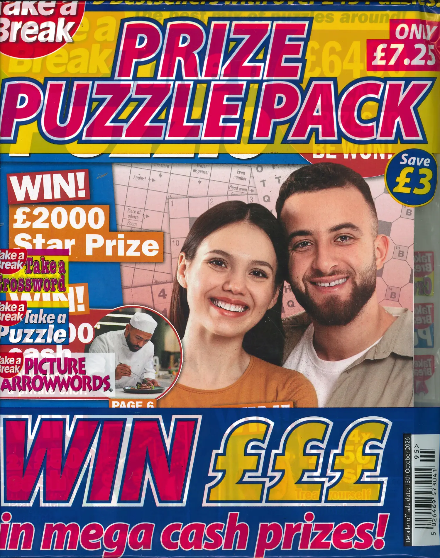 Take a break Prize Puzzle Pack  - NO 95
