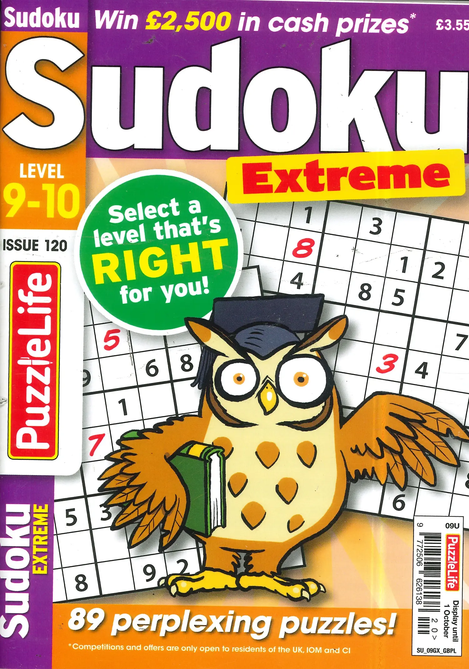 Puzzlelife Sudoku Extreme - NO 120