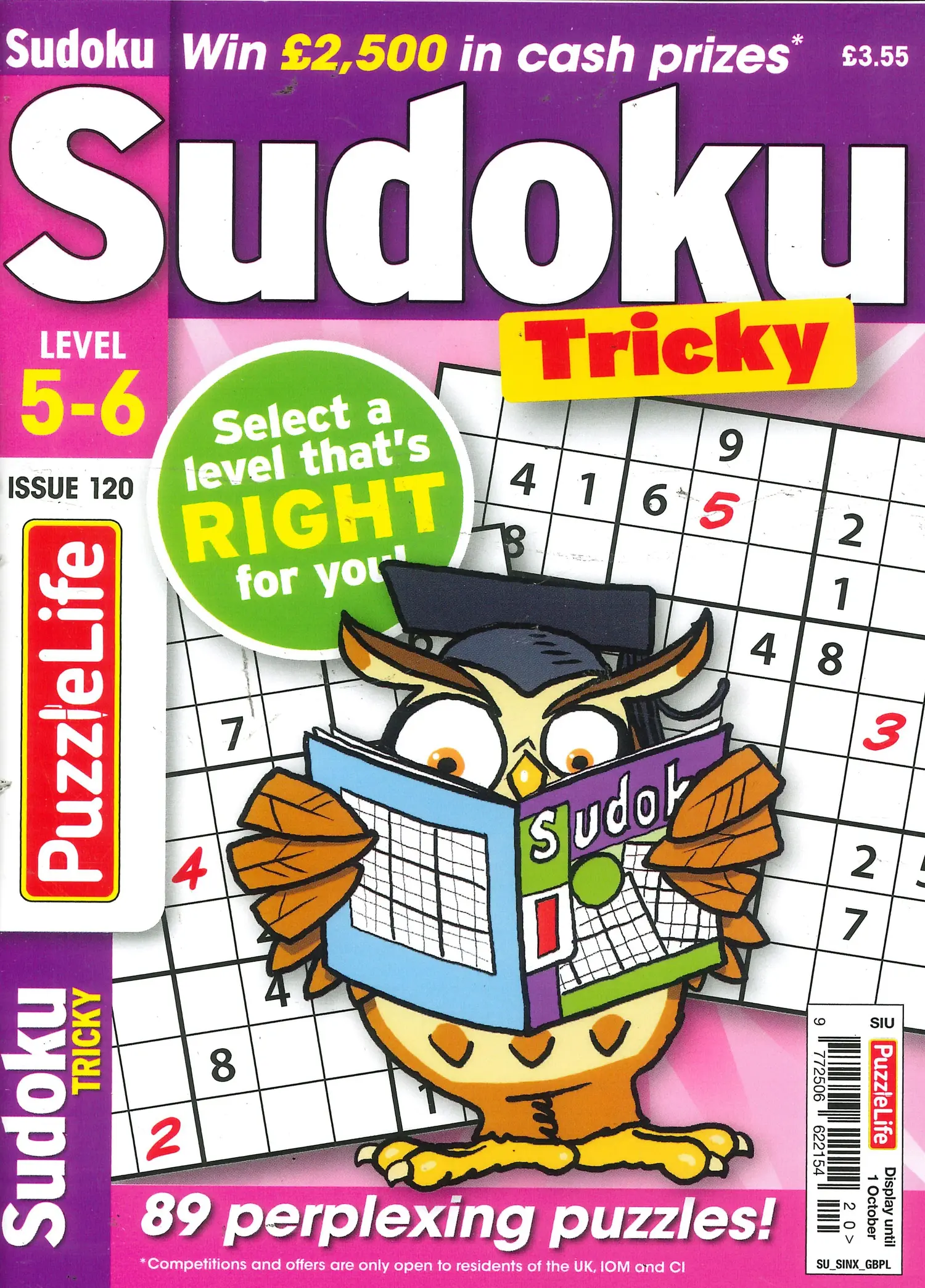 Puzzlelife Sudoku Tricky - NO 120