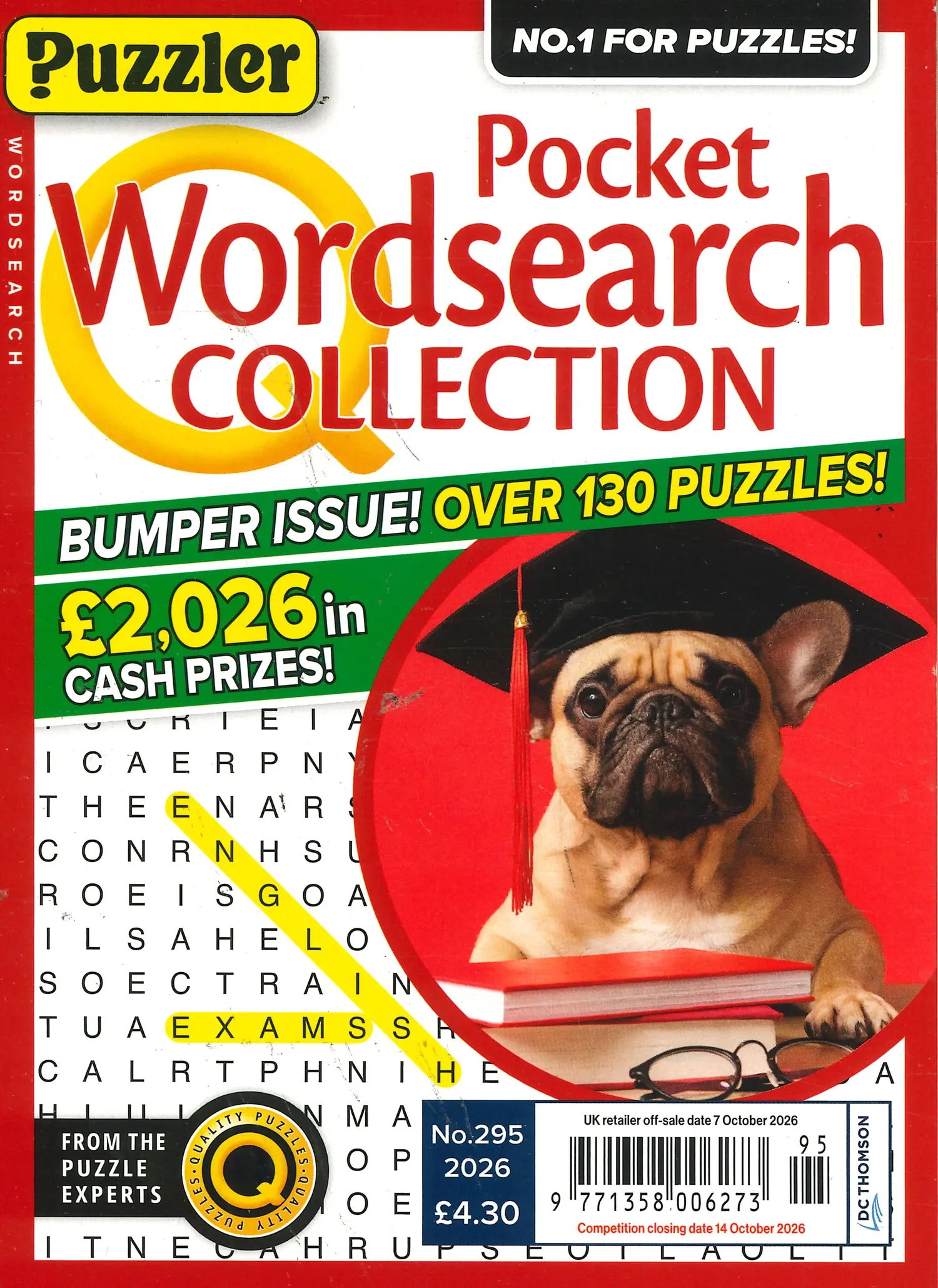 Puzzler Pocket Wordsearch Collection - No 295