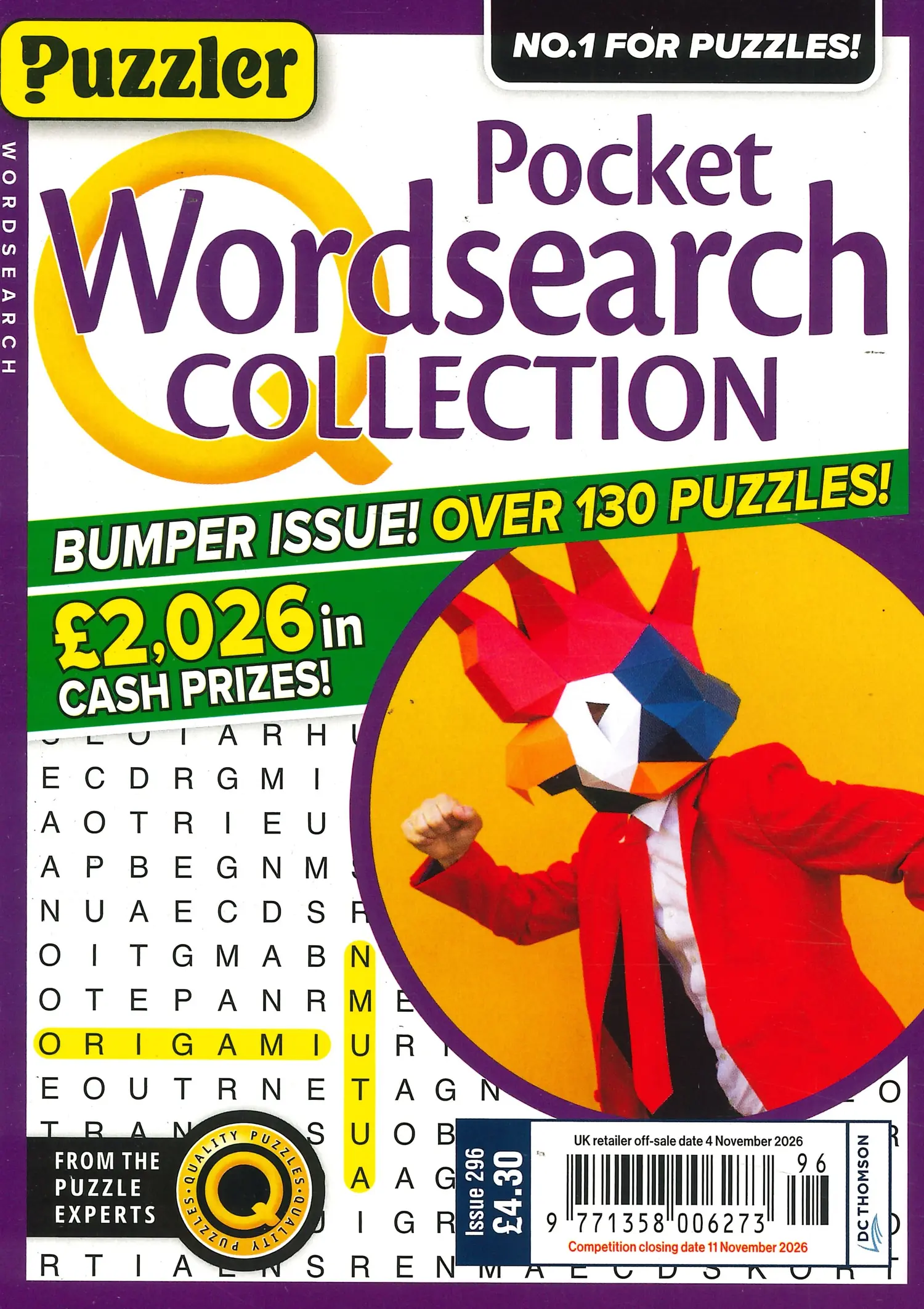 Puzzler Pocket Wordsearch Collection - 296