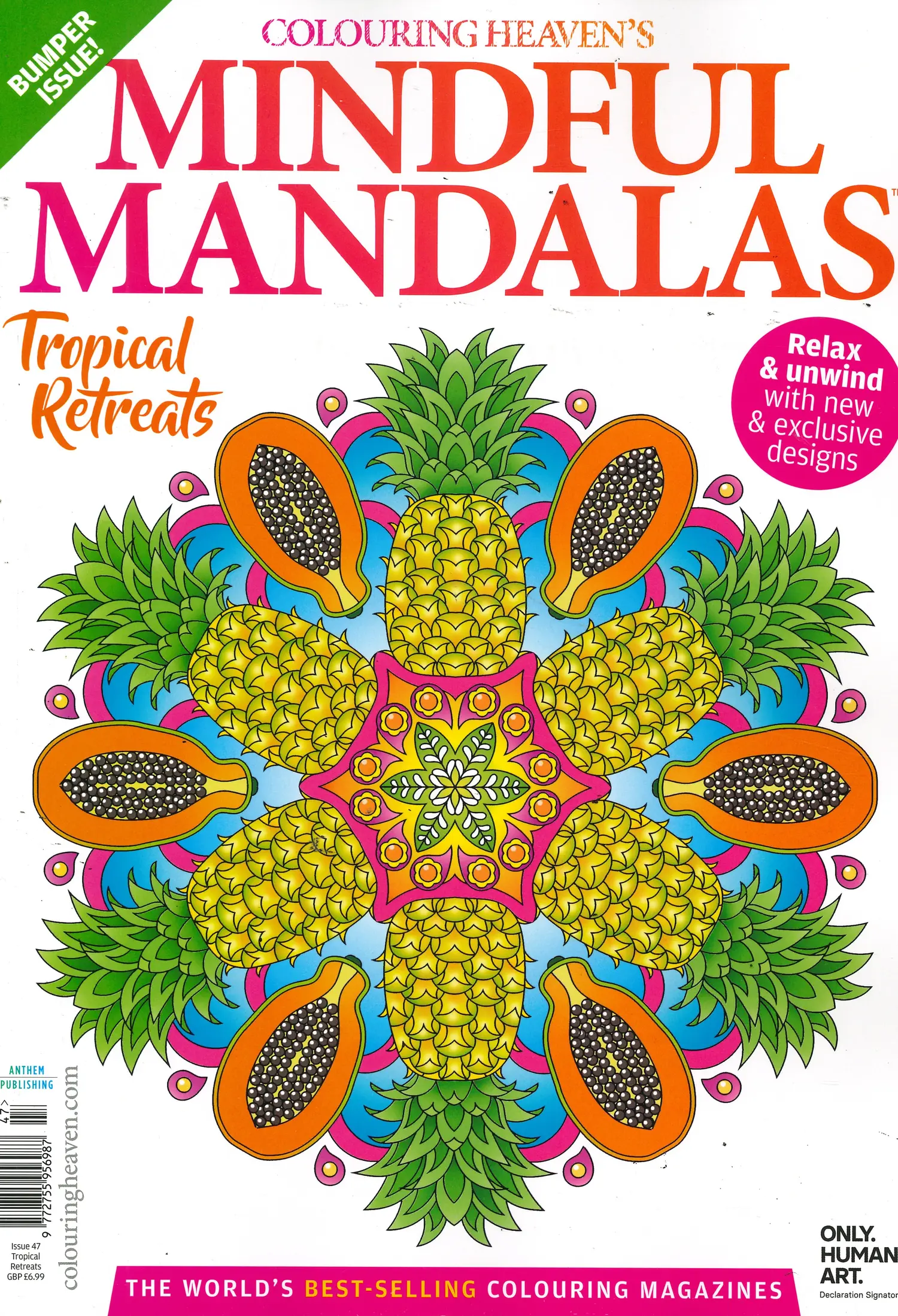 Colouring Heaven Mindful Mandalas  - TROPICAL R