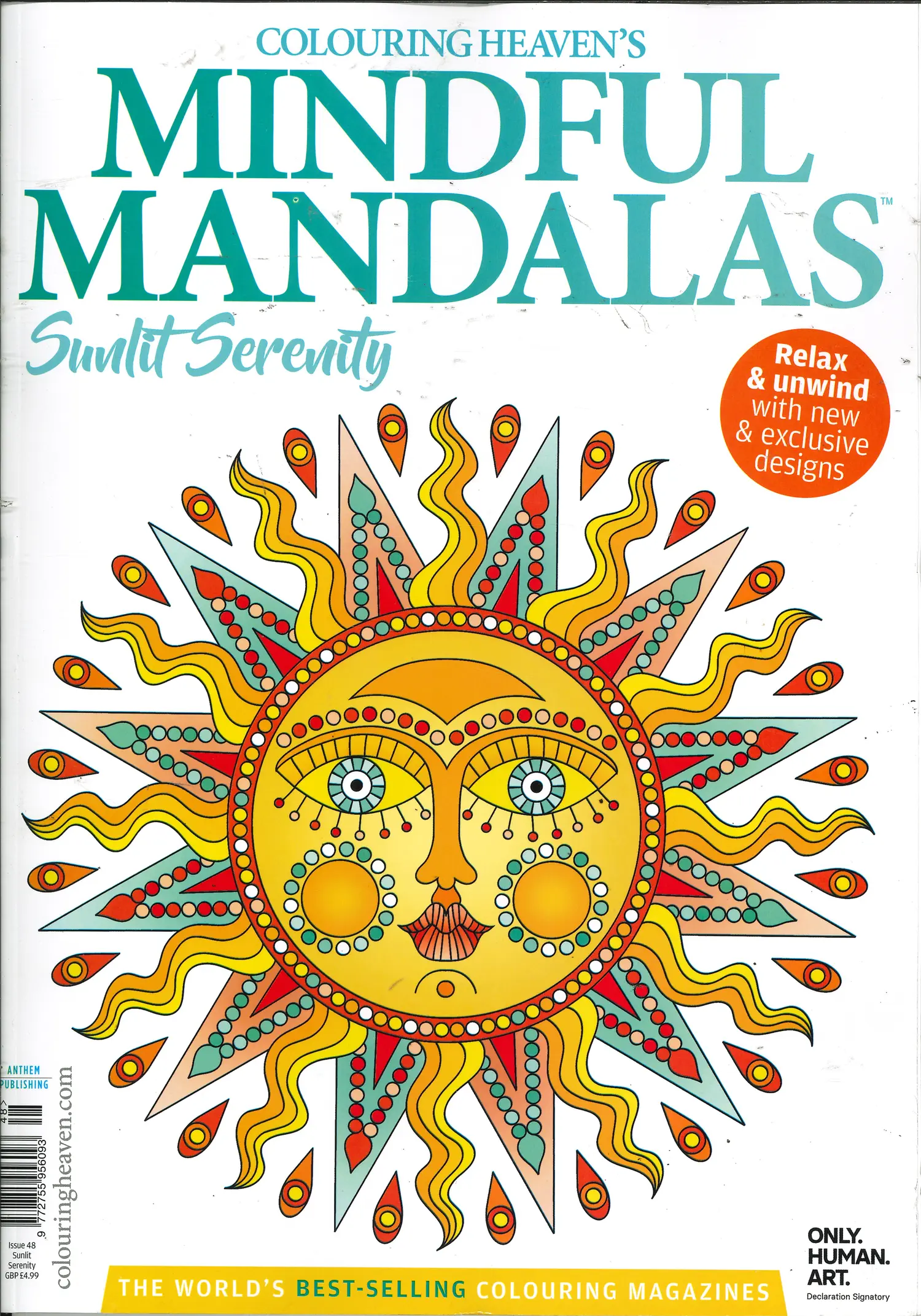 Colouring Heaven Mindful Mandalas  - SUNLIT