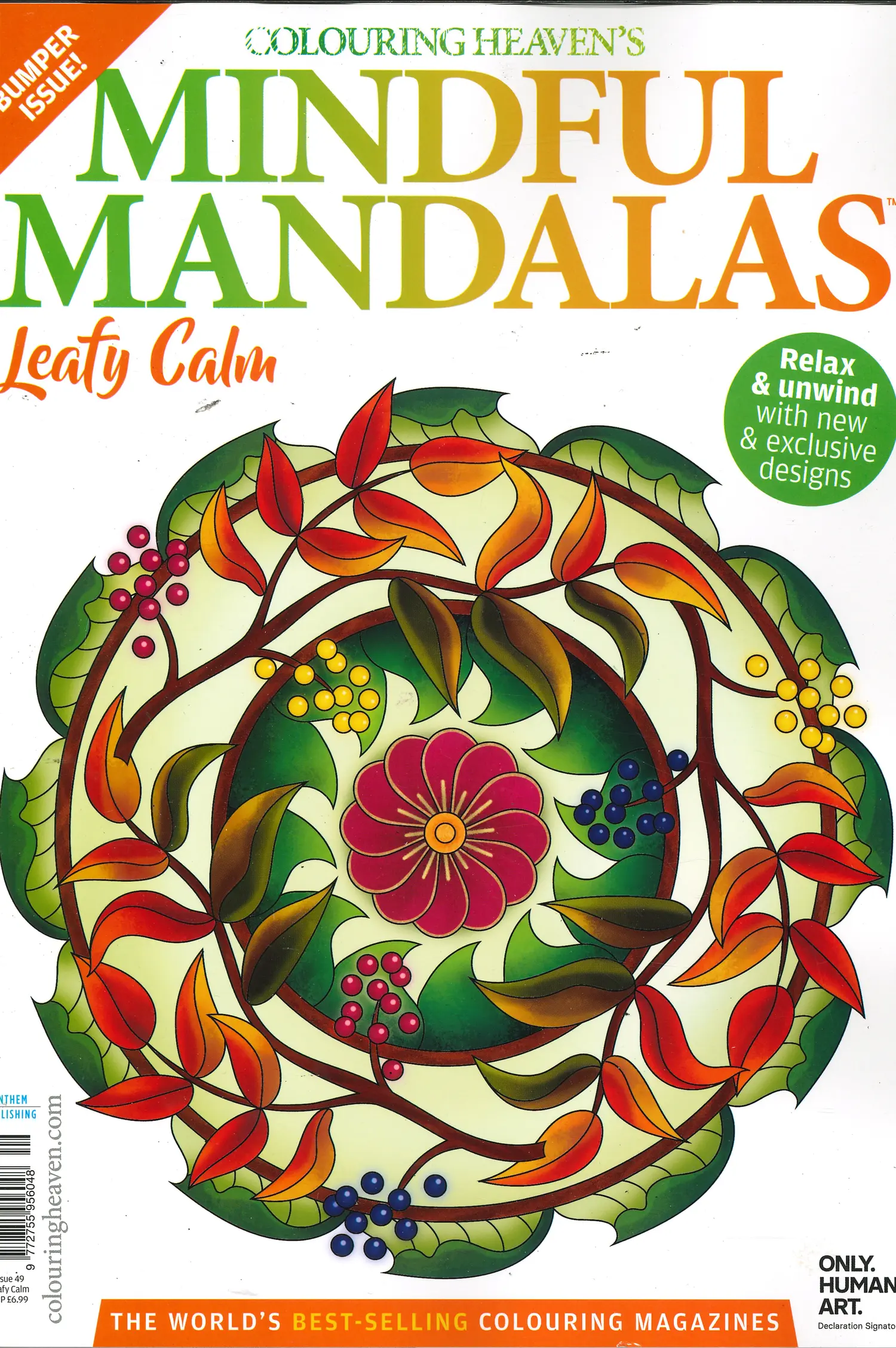 Colouring Heaven Mindful Mandalas  - LEAFY CALM