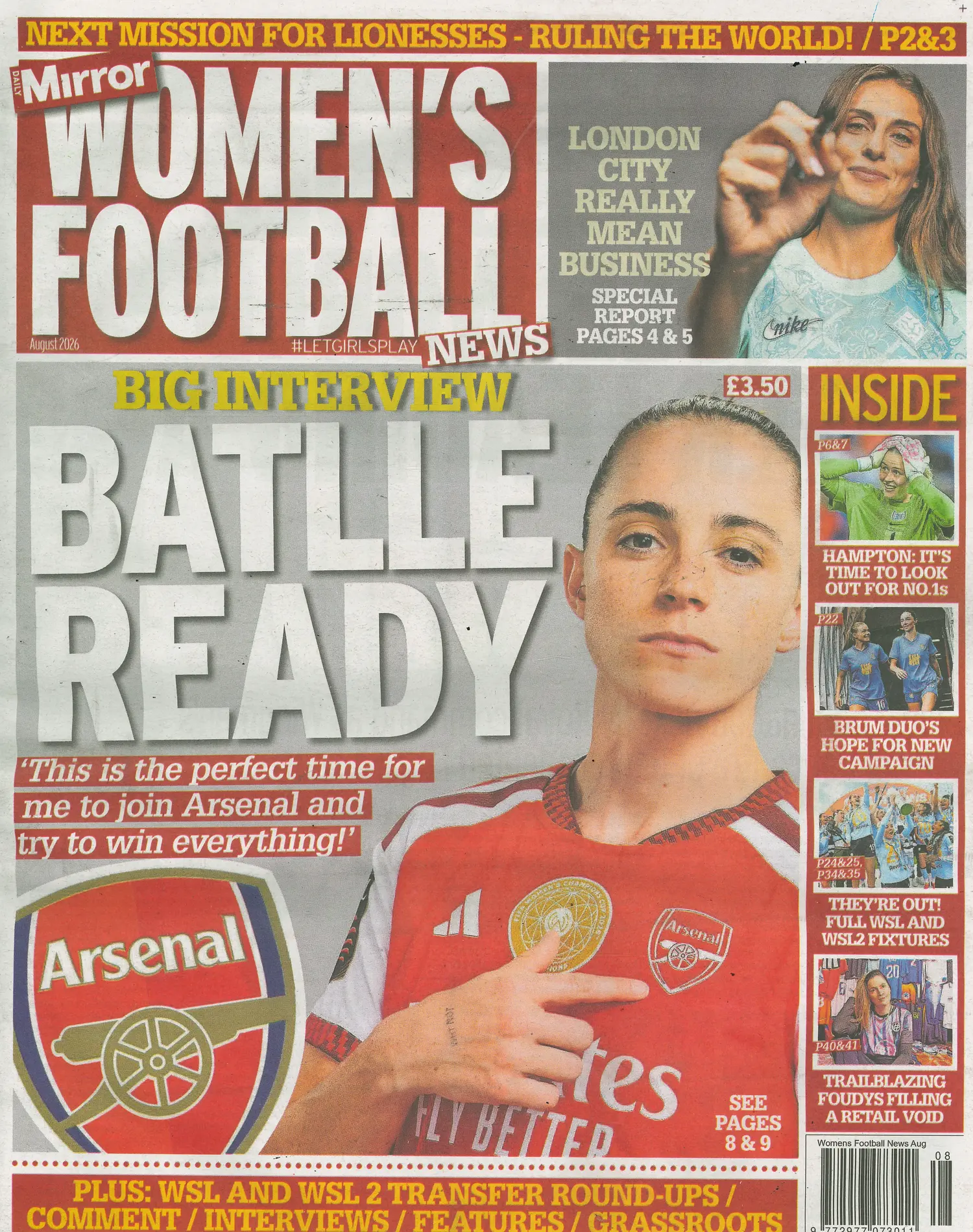 Mirror Women's Football News - AUG 26