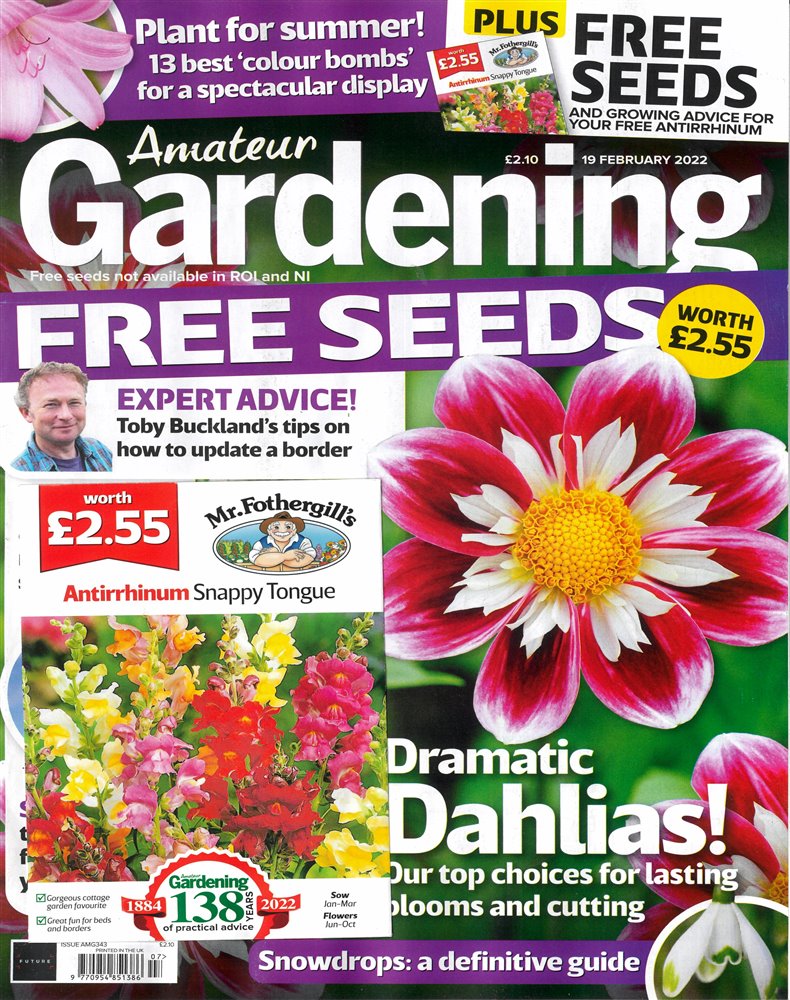 Amateur Gardening Magazine Issue 19/02/2022