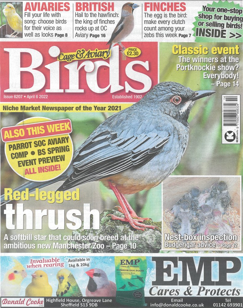 Cage and Aviary Birds Magazine Issue 06/04/2022