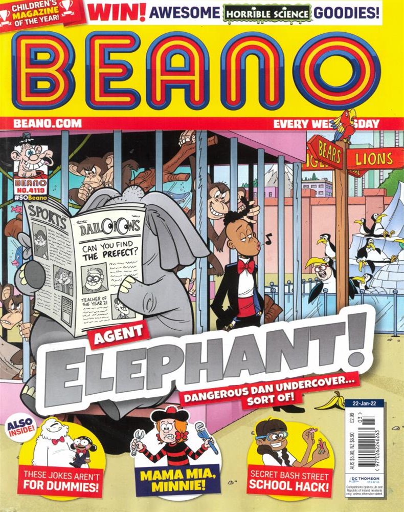 Beano Magazine Issue 22/01/2022