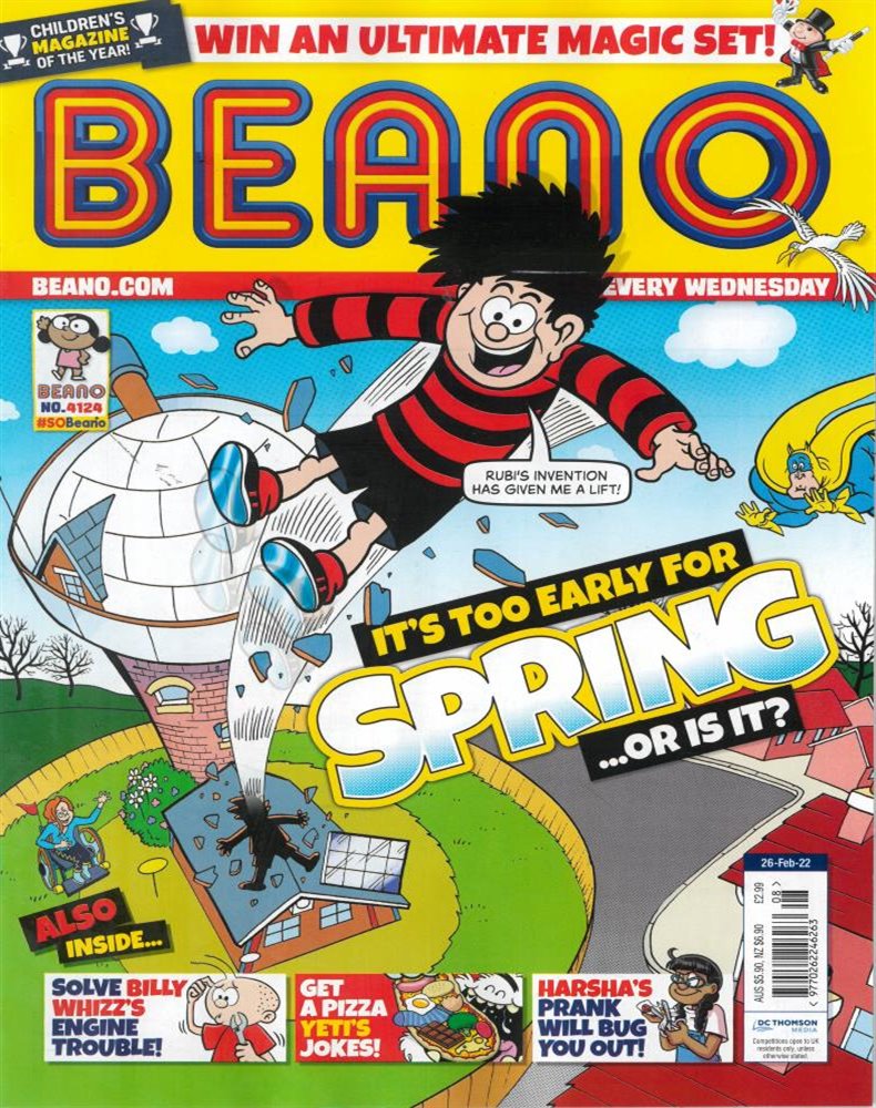 Beano Magazine Issue 26/02/2022