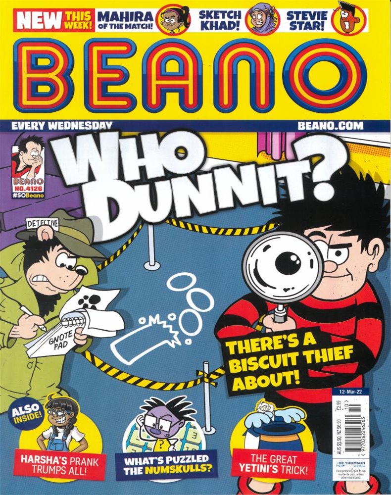 Beano Magazine Issue 12/03/2022