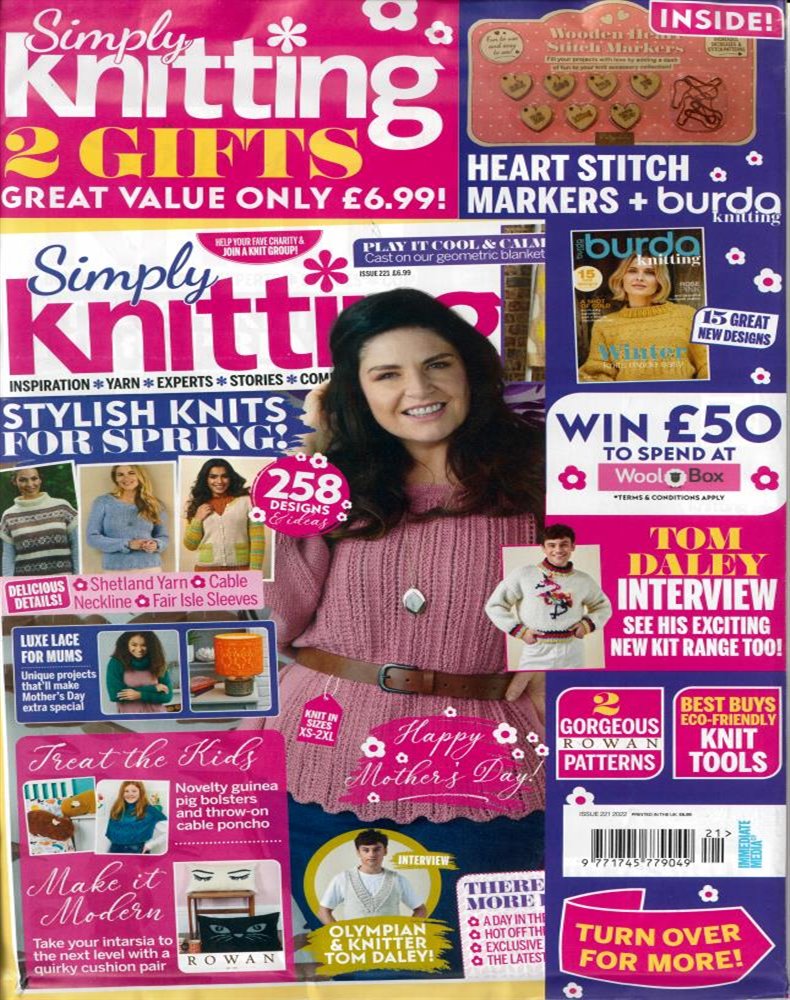 Simply Knitting Magazine Issue NO 221