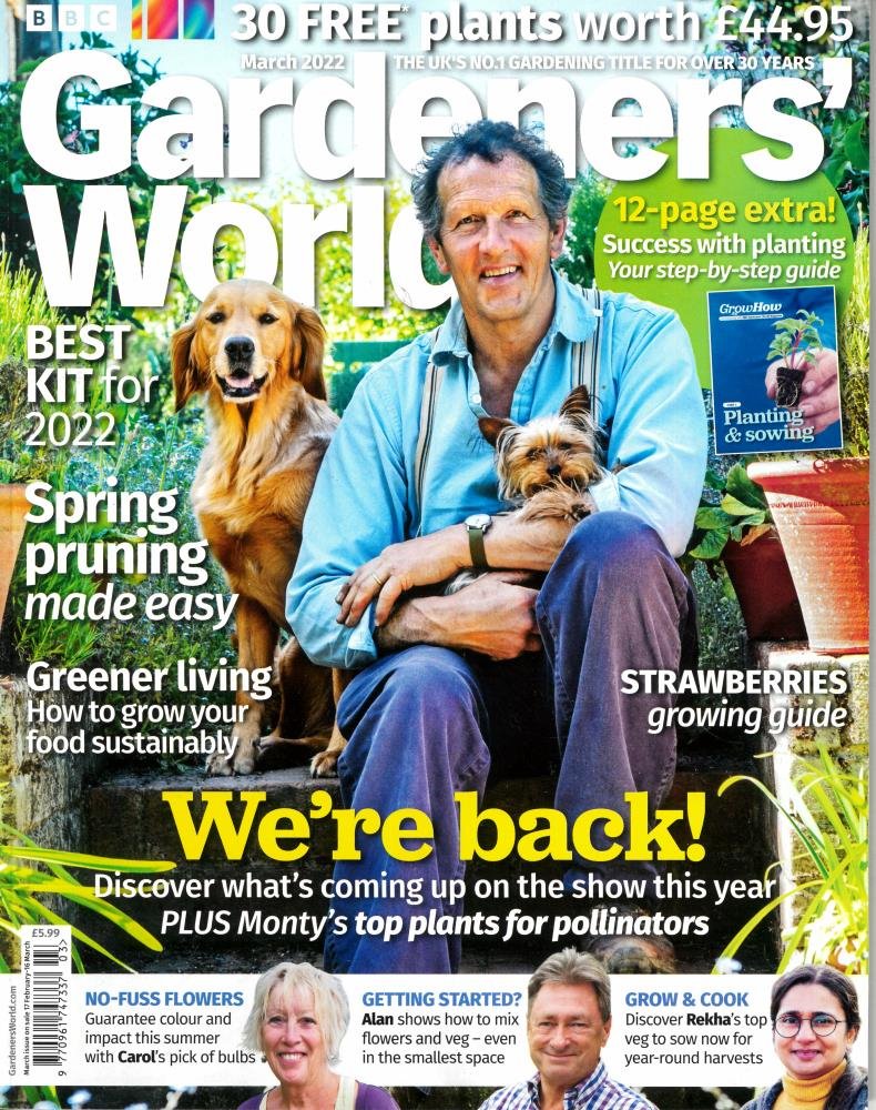 BBC Gardeners World Magazine Issue MAR 22