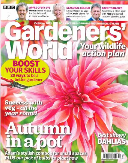 BBC Gardeners World Magazine
