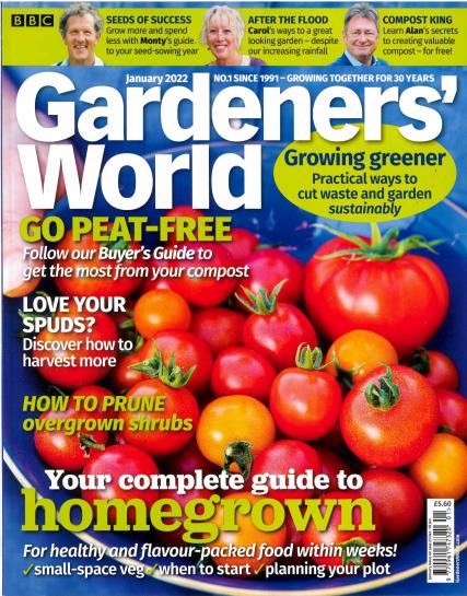 BBC Gardeners World Magazine