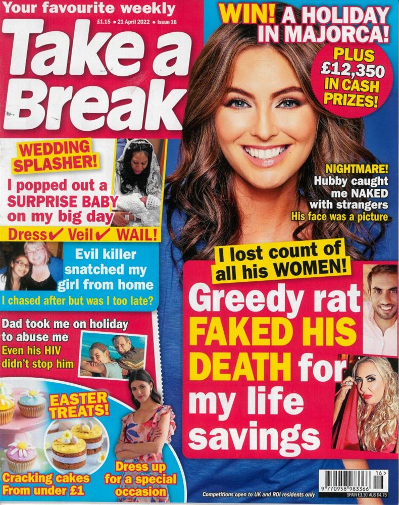 Take a Break Magazine Issue NO 16