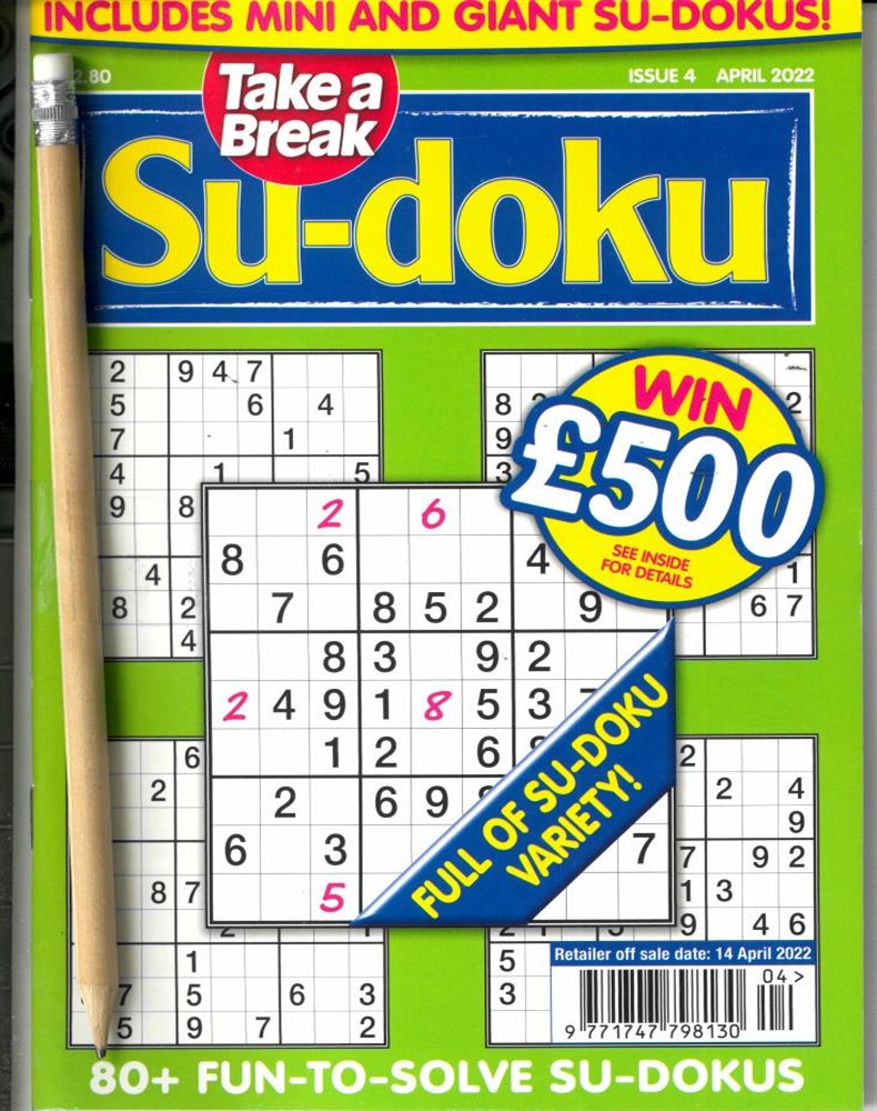 Take a Break Sudoku Magazine Issue NO 4