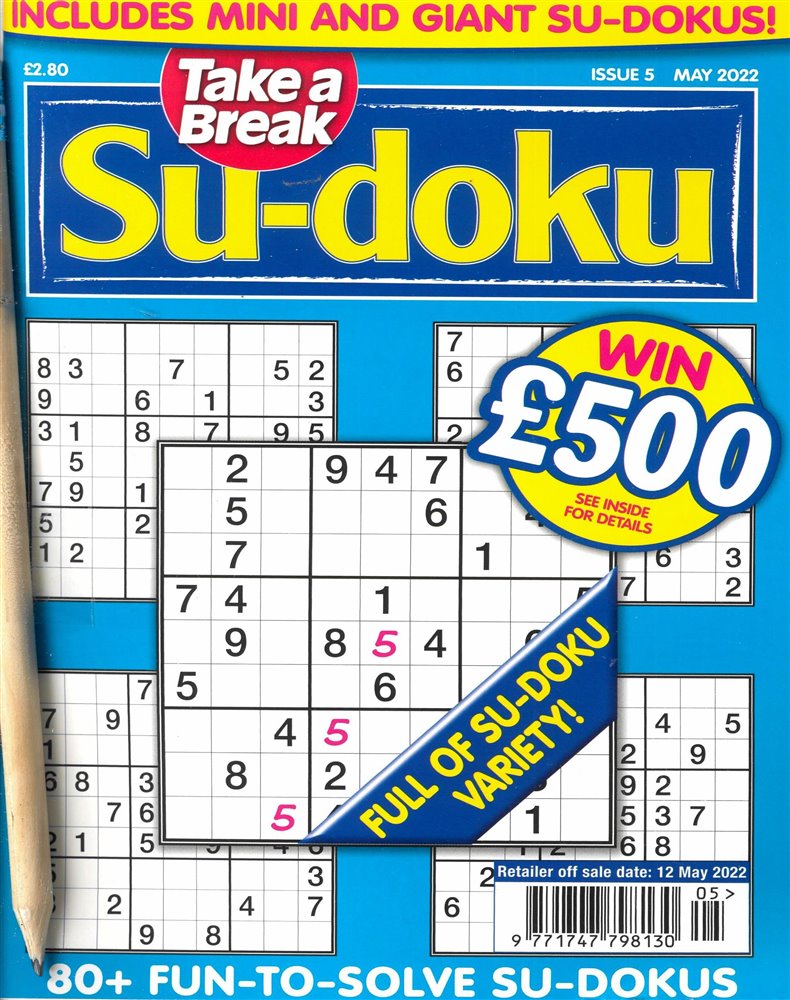 Take a Break Sudoku Magazine Issue NO 5