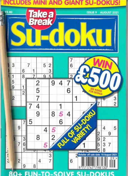 Take a Break Sudoku Magazine