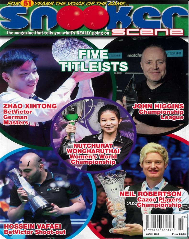 Snooker Scene Magazine Issue MAR 22