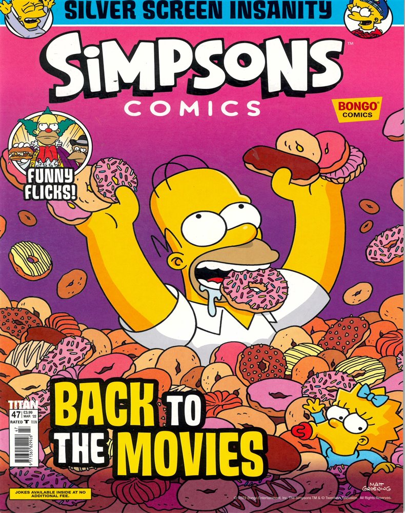 Simpsons Comics Magazine Issue NO 47