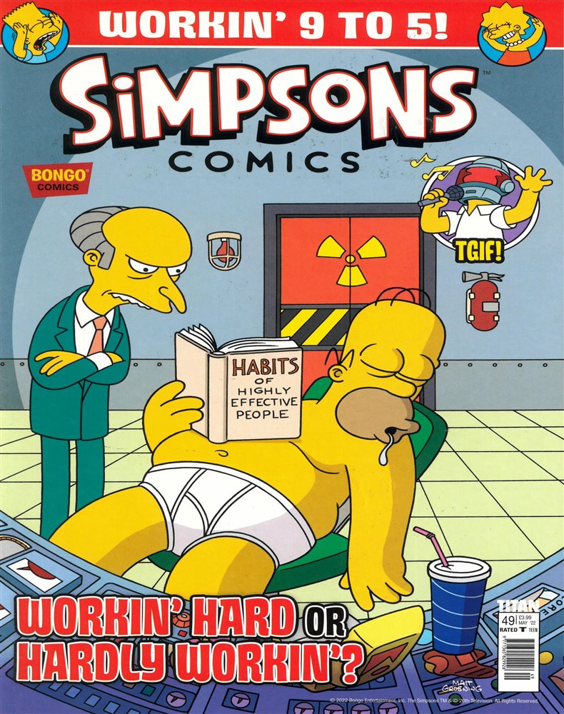 Simpsons Comics Magazine Issue NO 49