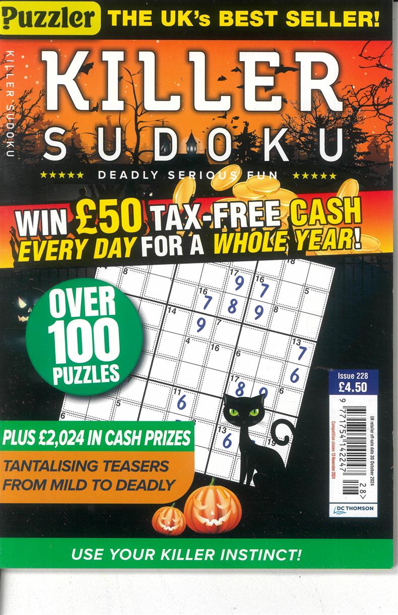 Killer Sudoku - NO 228