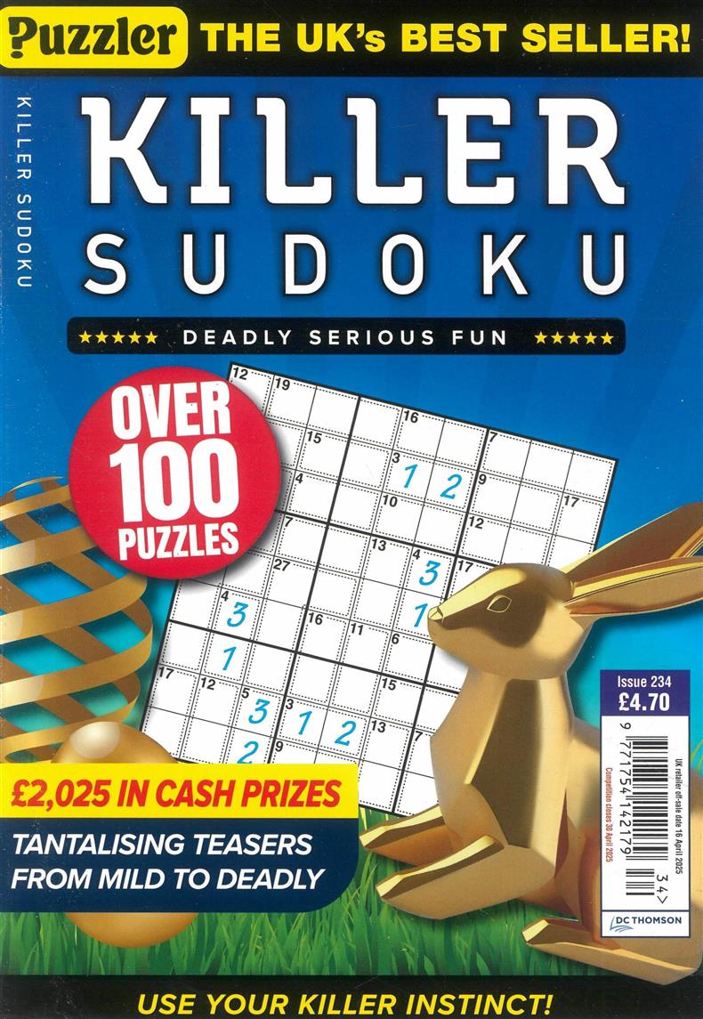 Killer Sudoku - NO 234