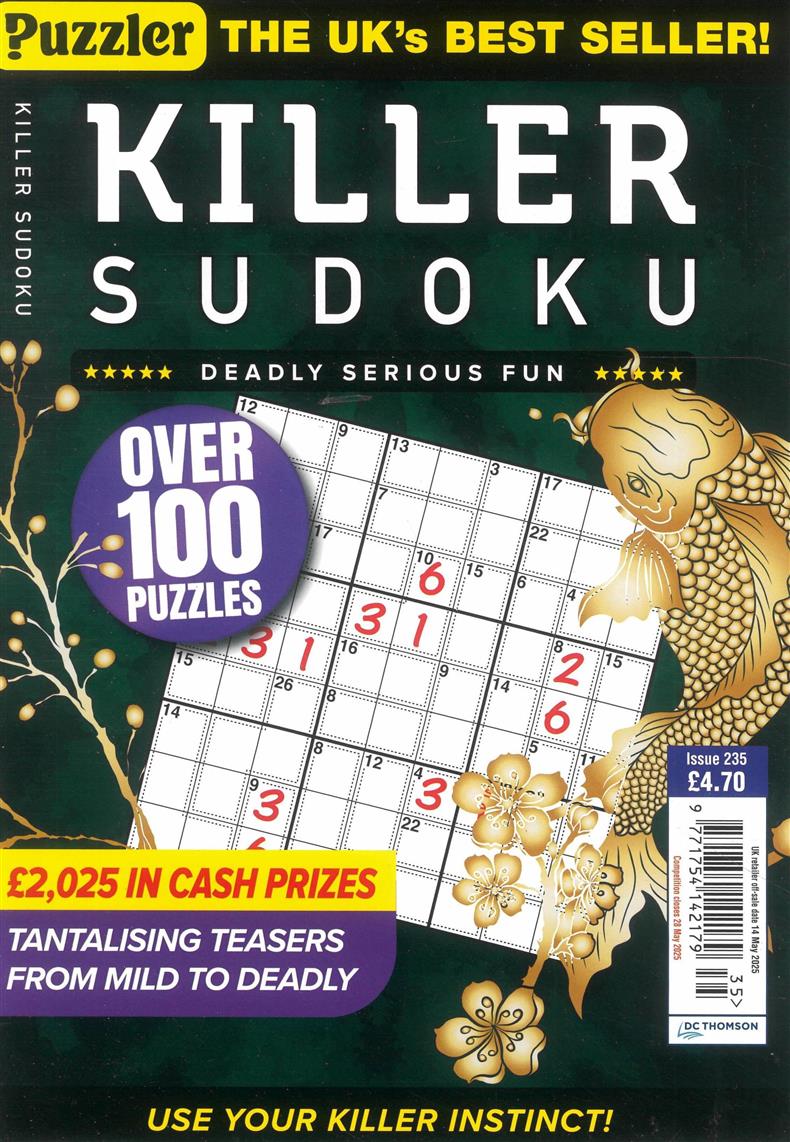 Killer Sudoku - NO 235