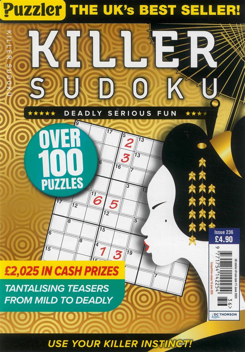 Killer Sudoku - NO 236