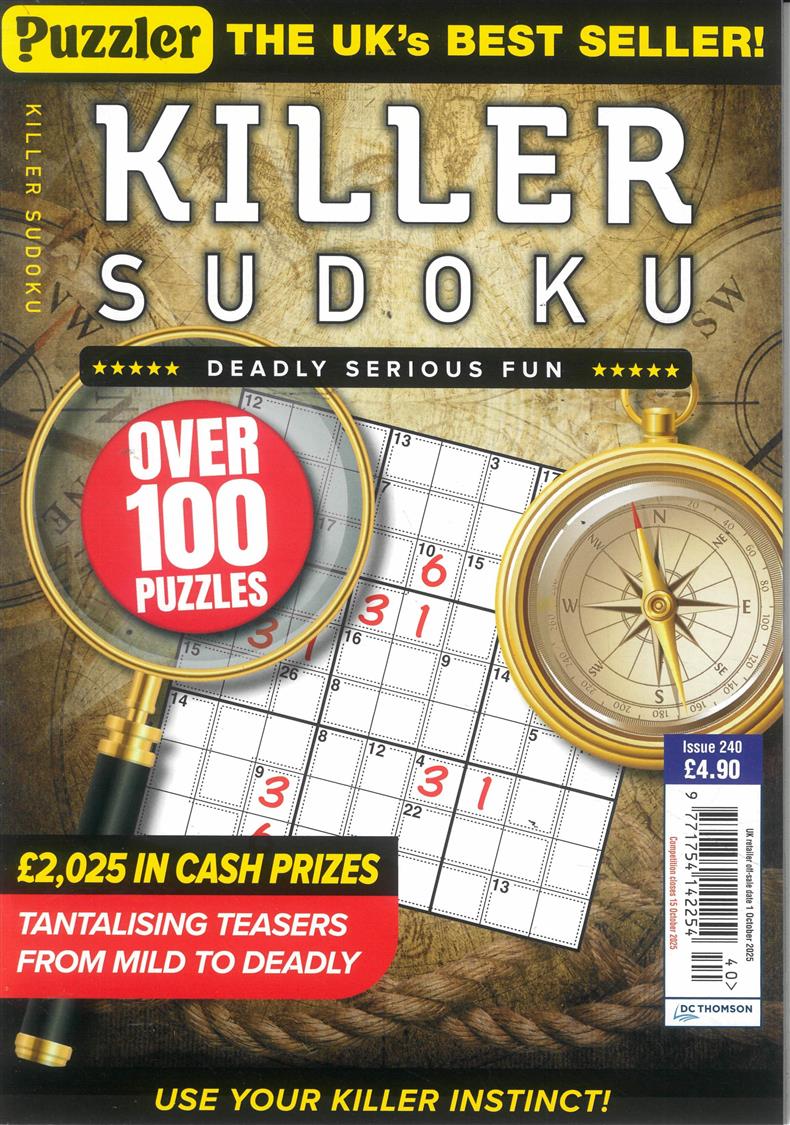 Killer Sudoku - NO 240