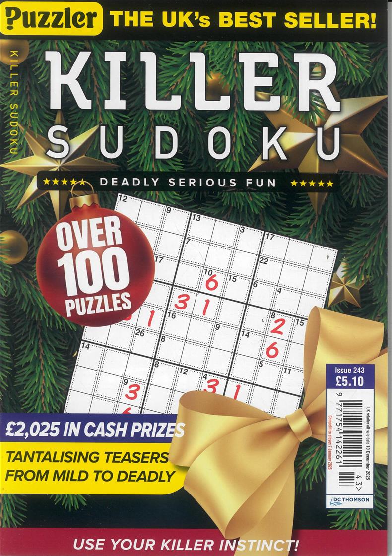 Killer Sudoku - NO 243