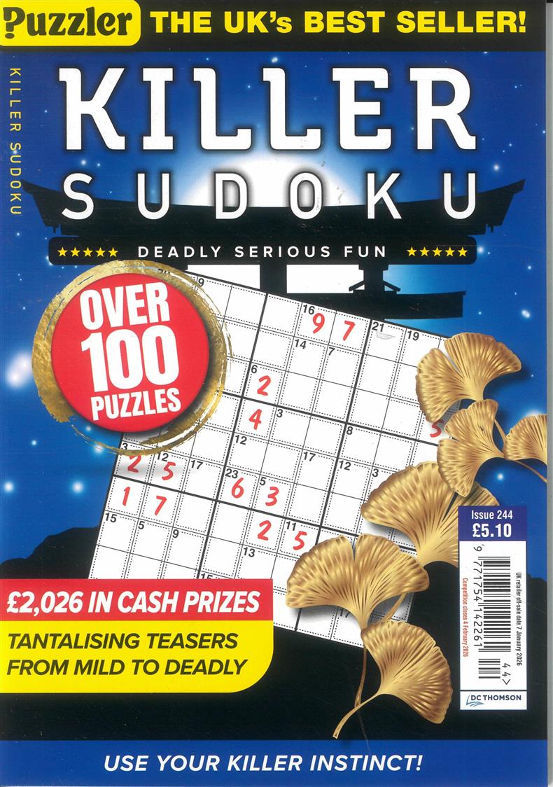 Killer Sudoku - NO 244