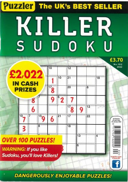 Killer Sudoku Magazine