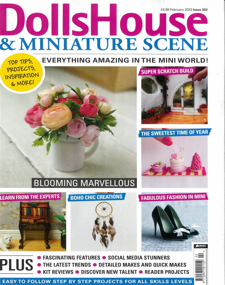 Dolls House and Miniature Scene Magazine Issue FEB 22