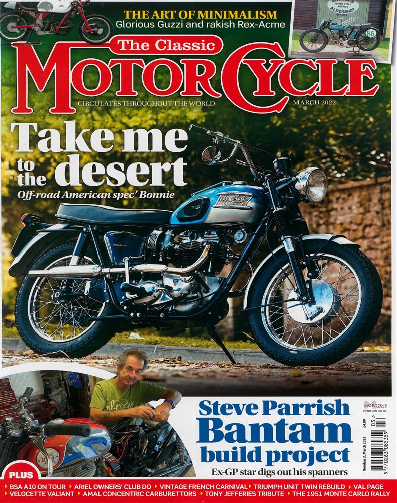 The Classic Motorcycle Magazine Issue MAR 22
